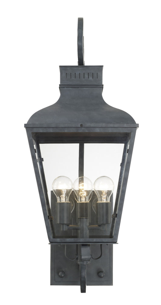 Dumont Outdoor 3 Light Graphite Wall Mount