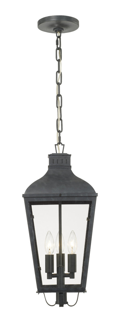 Dumont Outdoor 3 Light Graphite Chandelier