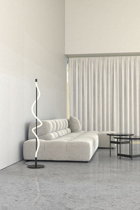 Cursive 12" LED Floor Lamp