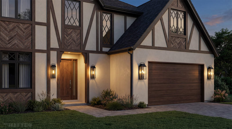 Matteo Lighting Dew 22" 3-Light Outdoor Wall Lantern in Matte Black (E22003MB) – alternate view