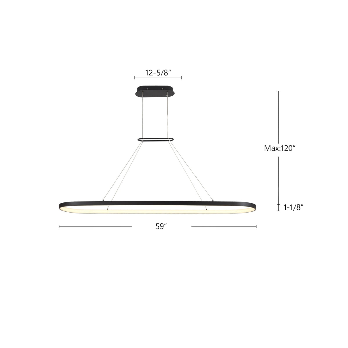 Eerie 59" LED Pendant