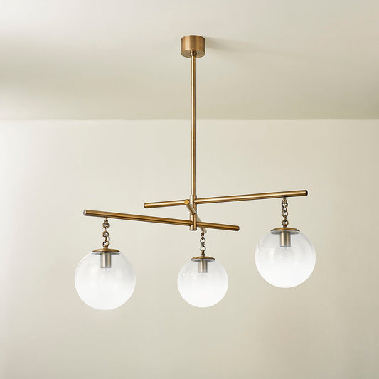 Troy Wade Chandelier Patina Brass Detail 1