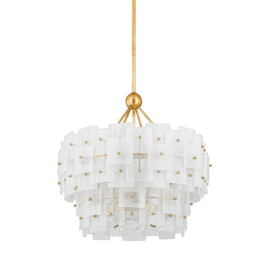 Troy Jacik Chandelier Vintage Gold Leaf