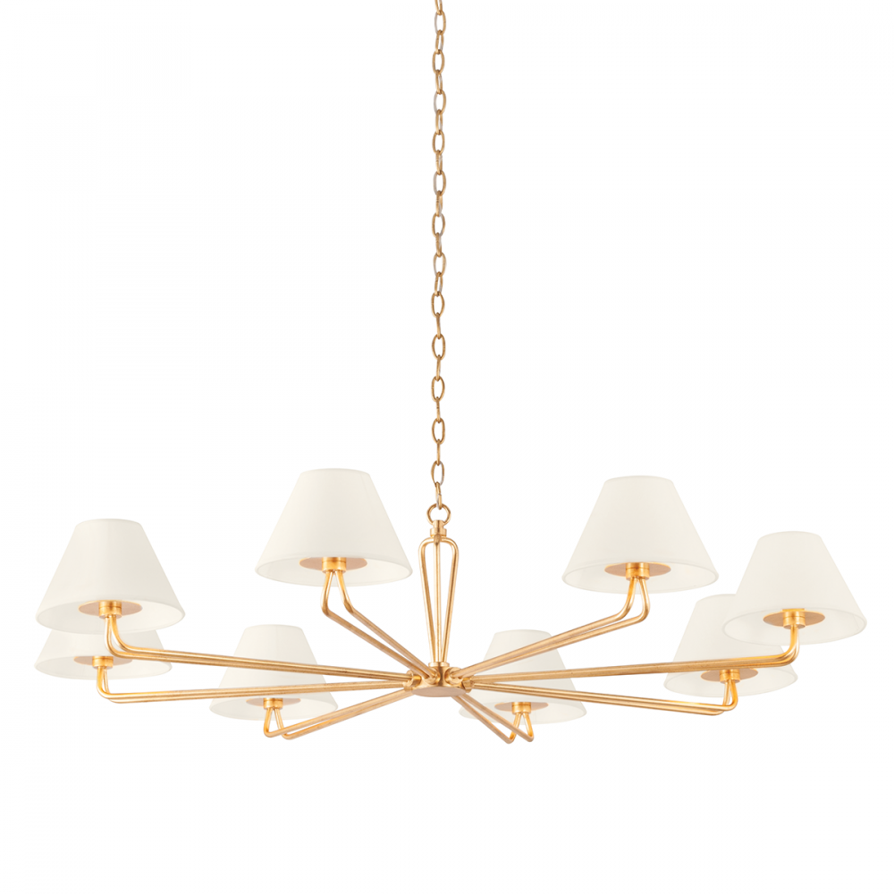 Troy Ozias Chandelier Vintage Gold Leaf