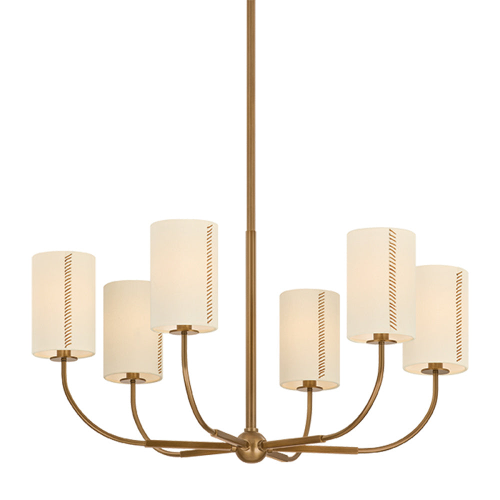 Troy Teddy Chandelier Patina Brass