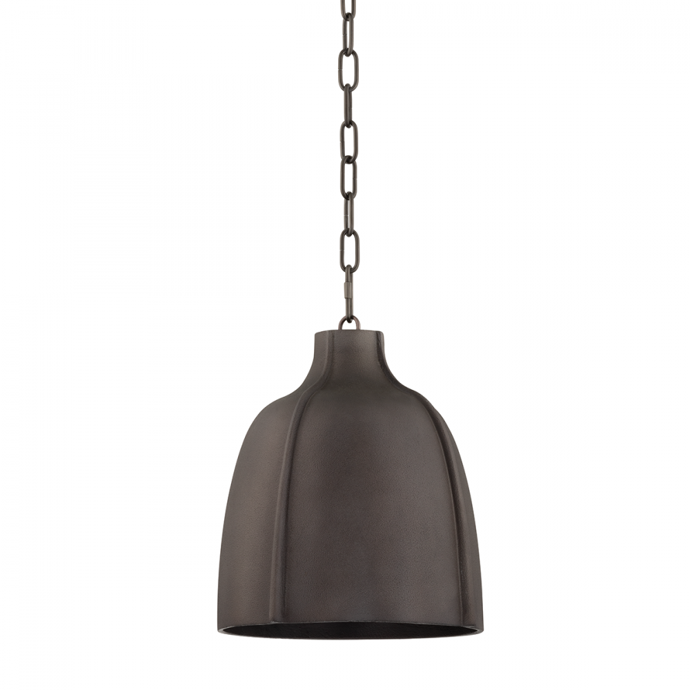 Troy Flint Pendant Blackened Graphite