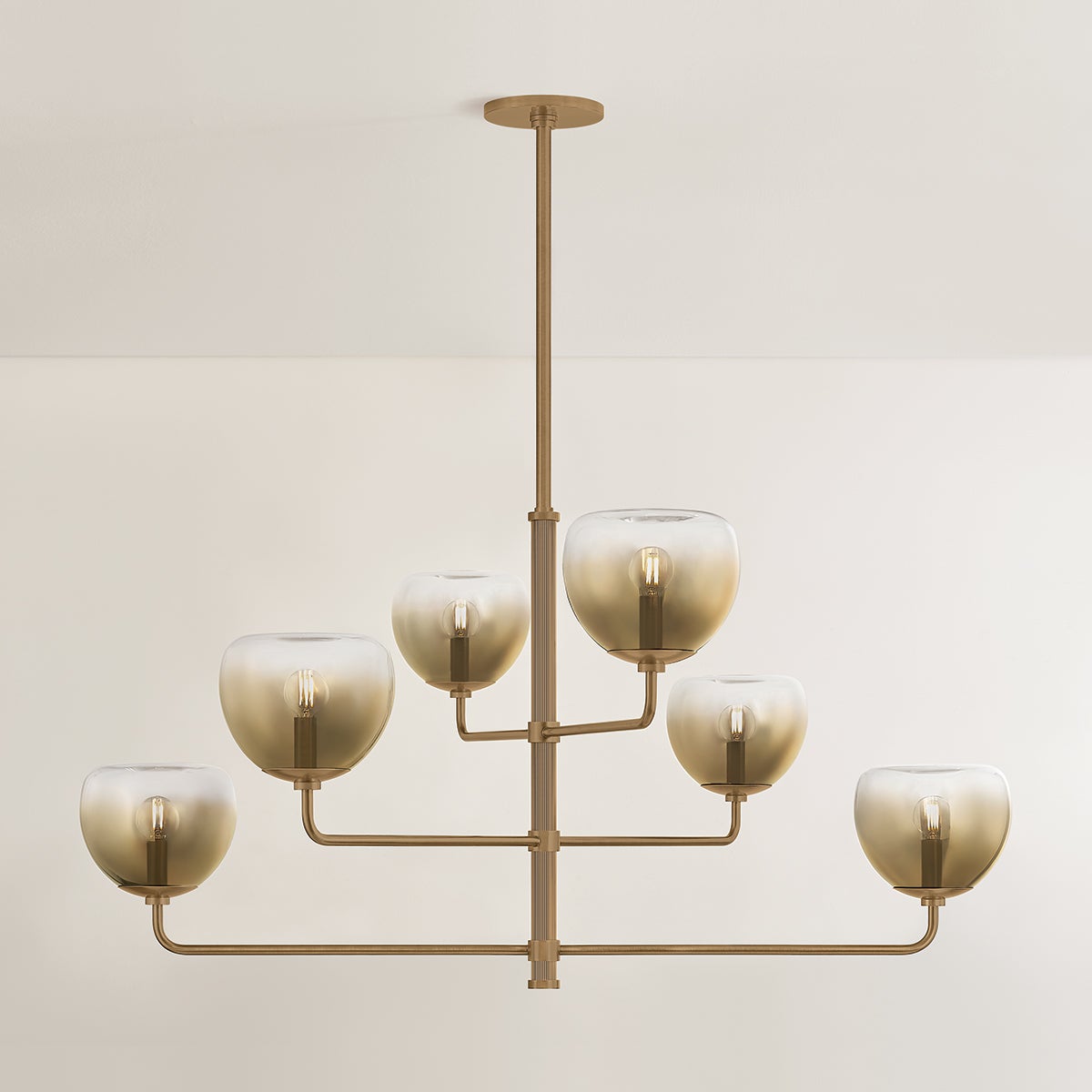 Troy August Chandelier Patina Brass Detail 3