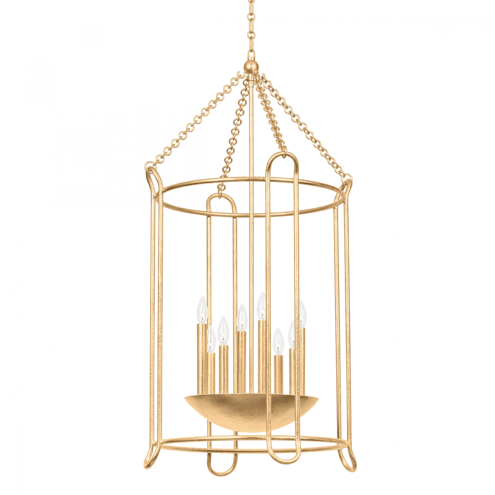 Troy Lassen Lantern Vintage Gold Leaf