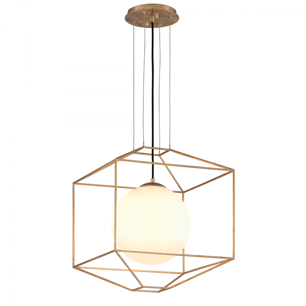 Troy Silhouette Chandelier Gold Leaf