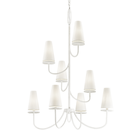 Troy Marcel Chandelier Gesso White