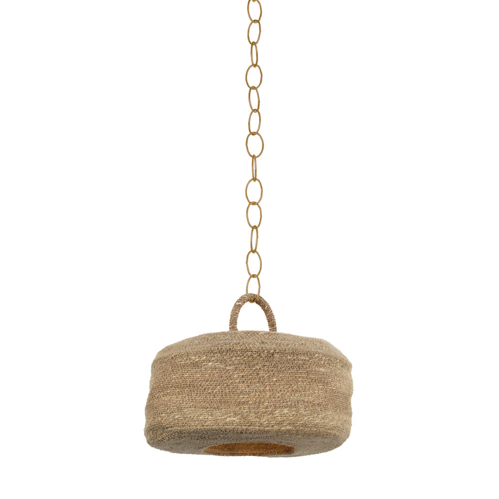 Troy Ferrando Pendant Patina Brass