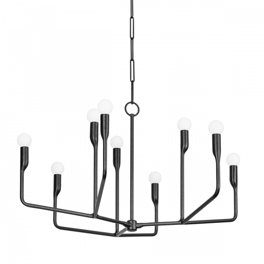 Troy Norman Chandelier Forged Iron