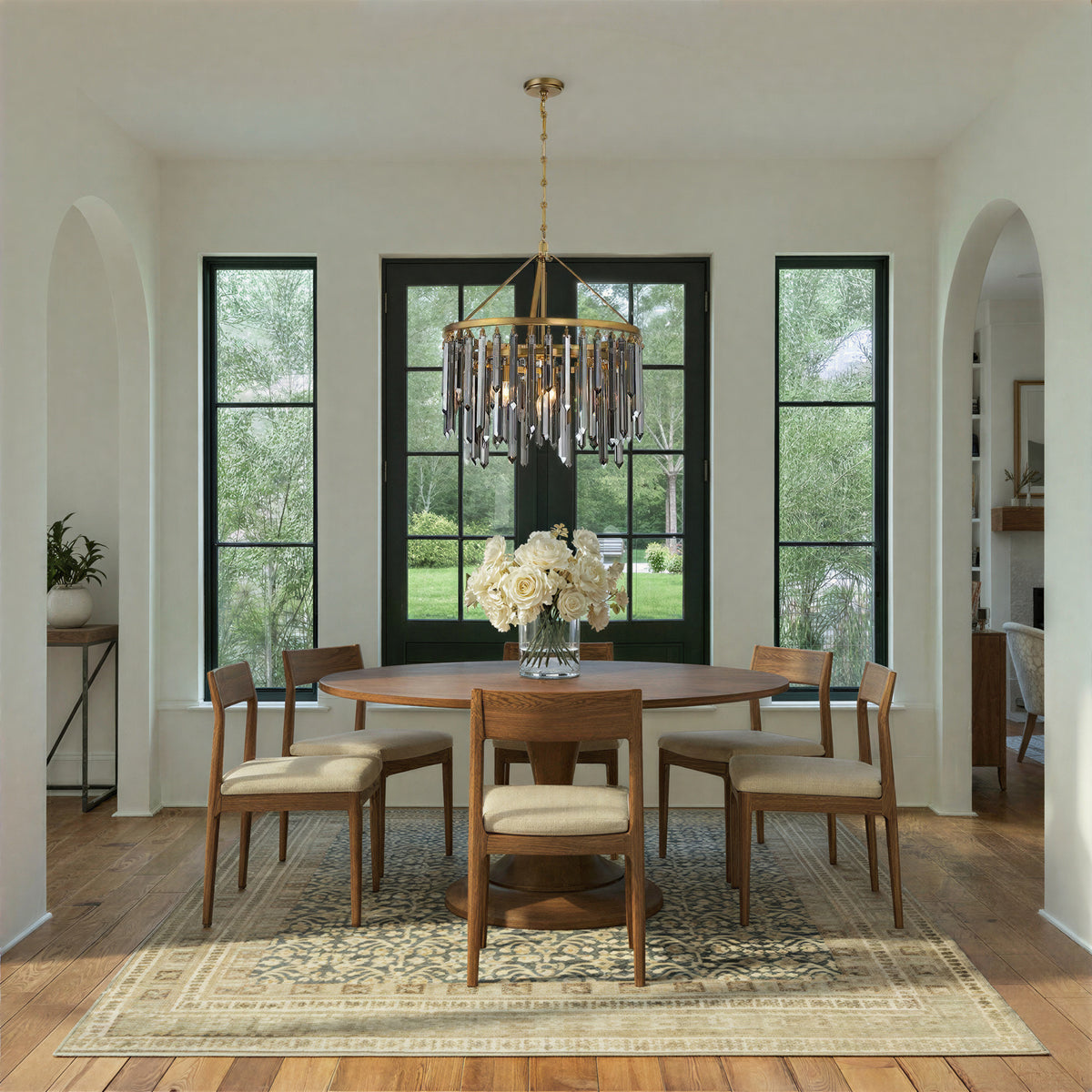Crystorama Gemma 24" 7-Light Chandelier - lifestyle