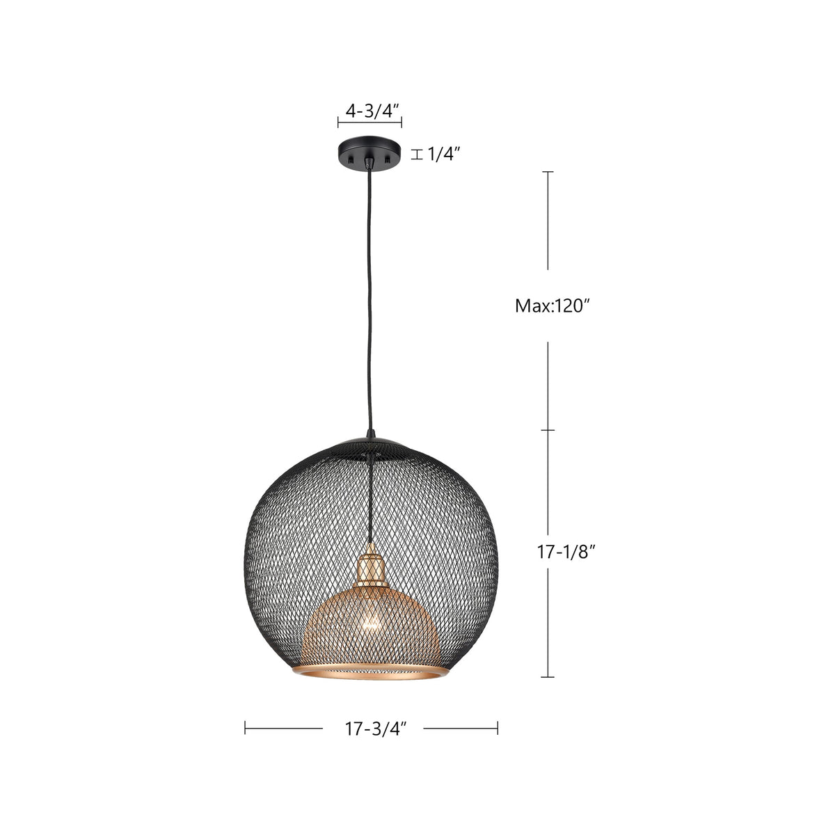 Gibraltar 18" Pendant