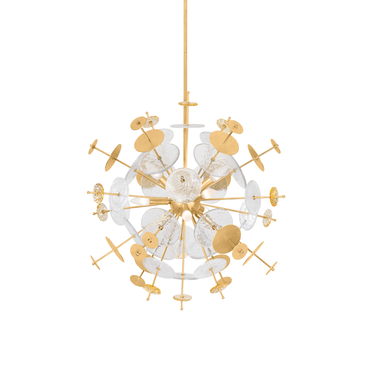 Corbett Gleason Chandelier Gold