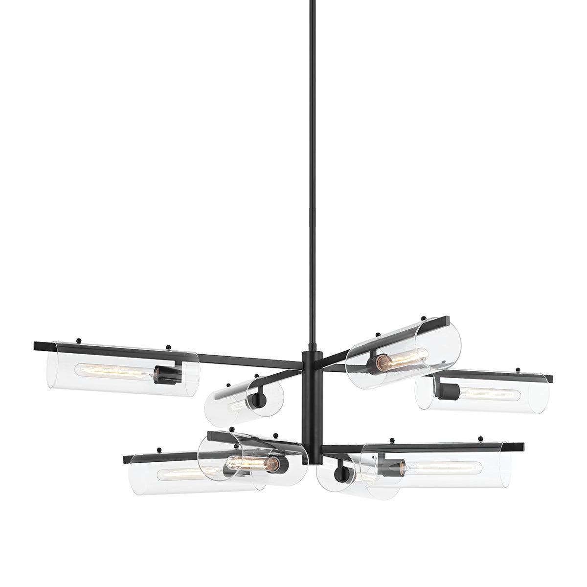 Mitzi Ariel 8-Light Chandelier Soft Black