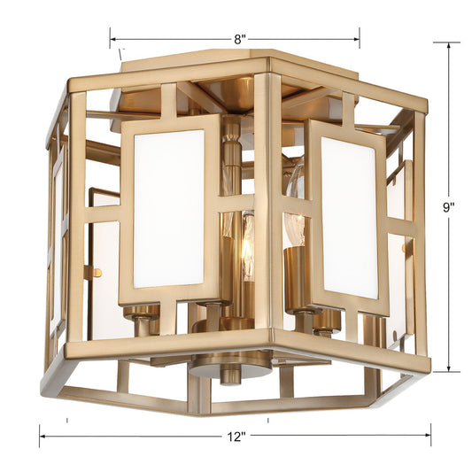 Hillcrest 6 Light Vibrant Gold Ceiling Mount