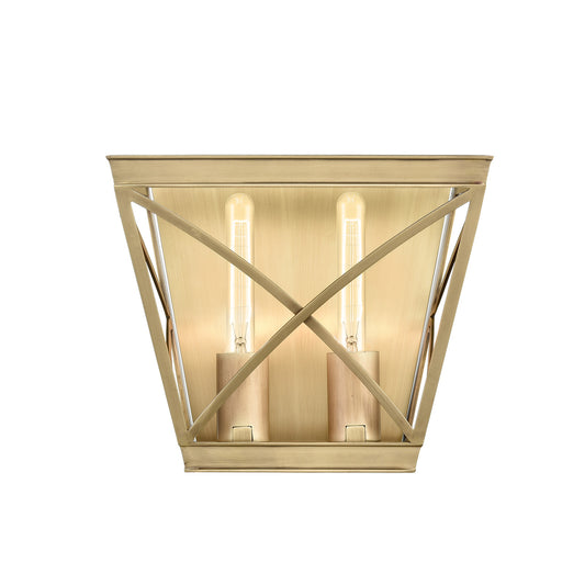 Alora Lighting Lattice Wall/Vanity Light Vintage Brass
