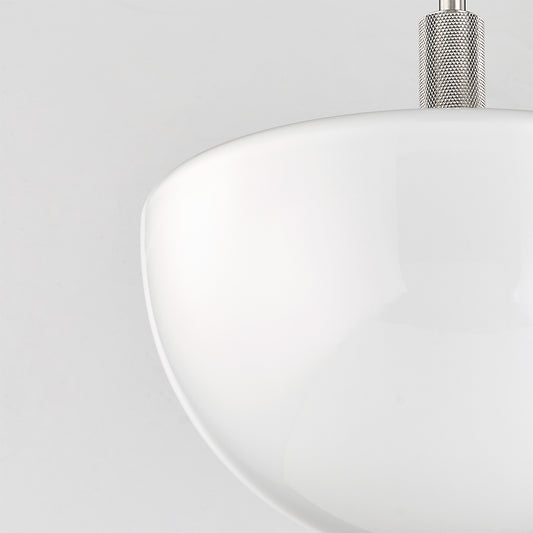 Hudson Valley Lethbridge 11" Pendant Polished Nickel detail view 1