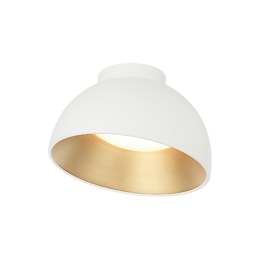 Matteo Lighting Zenith 12" LED Flush Mount in Matte White (M17412MW) – alternate view