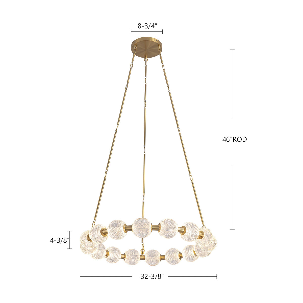 Marni 32" LED Chandelier