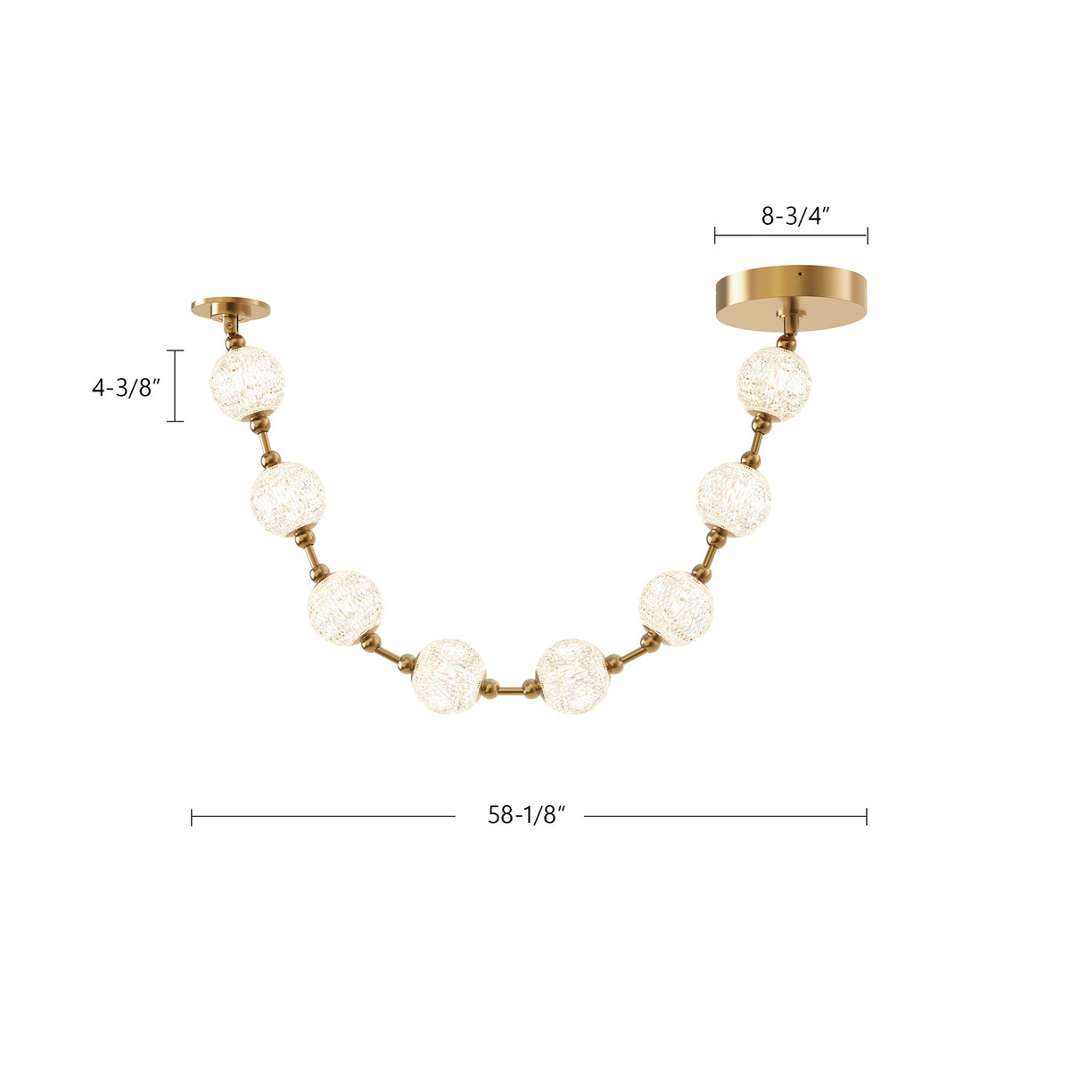 Marni 8-Head LED Pendant