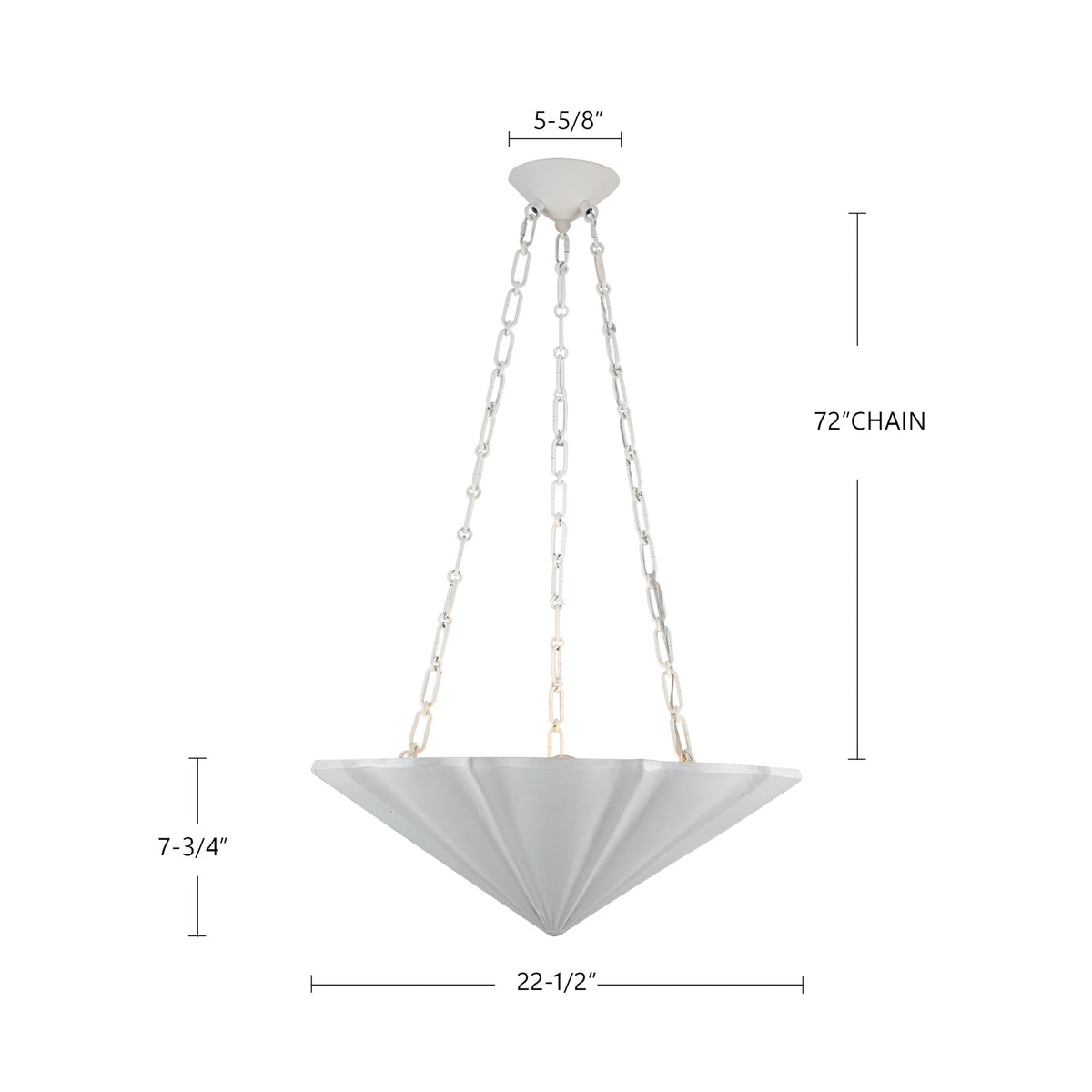 Martine 23" 3-Light Chandelier