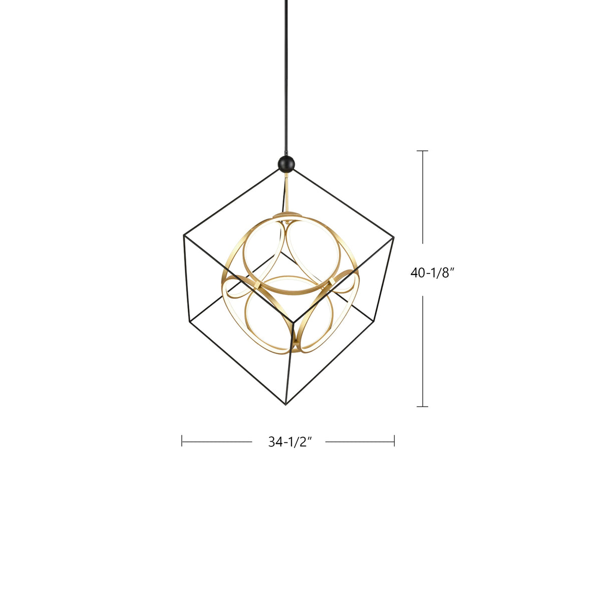 Monza 34" LED Chandelier