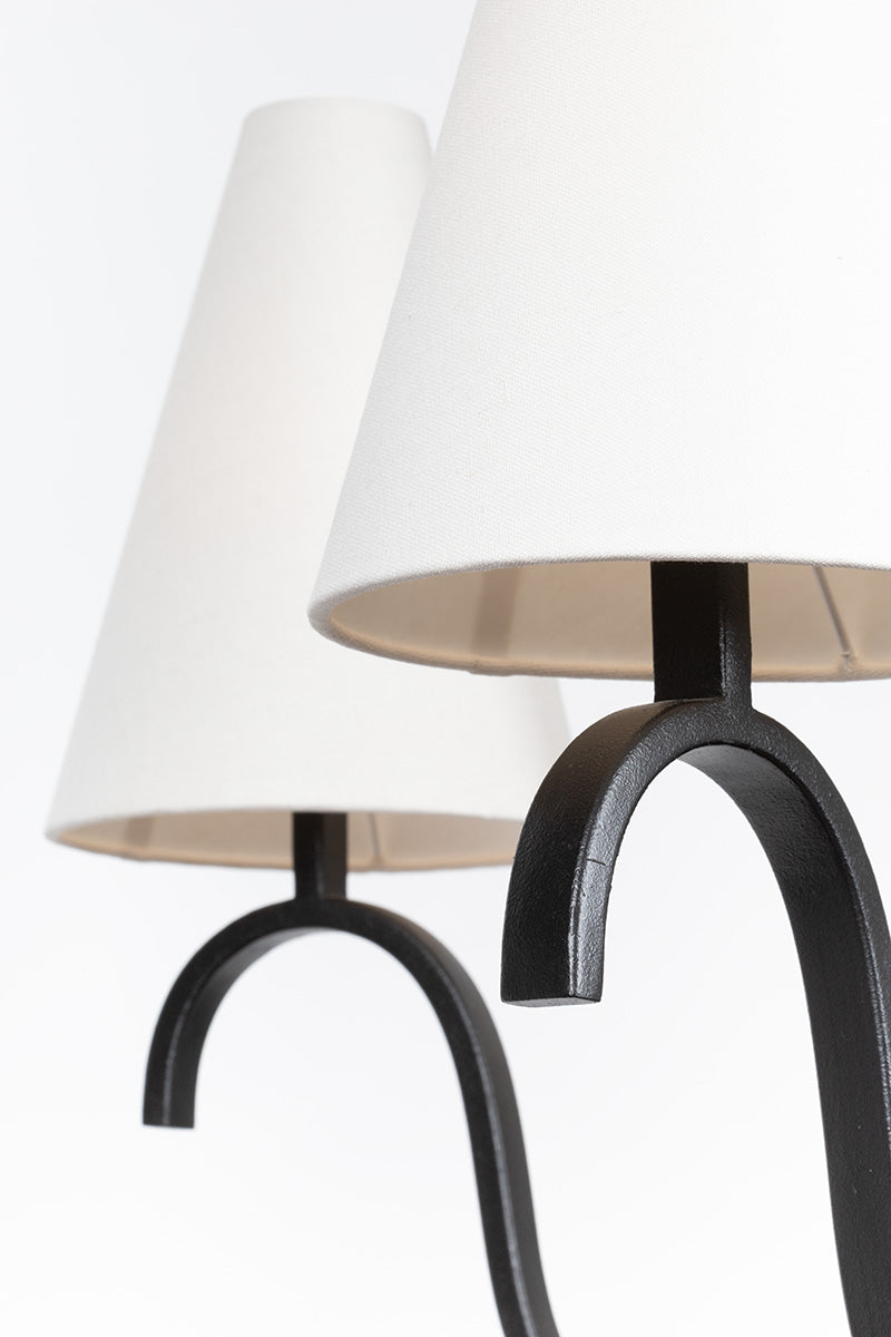 Troy Melor Chandelier Forged Iron Detail 4