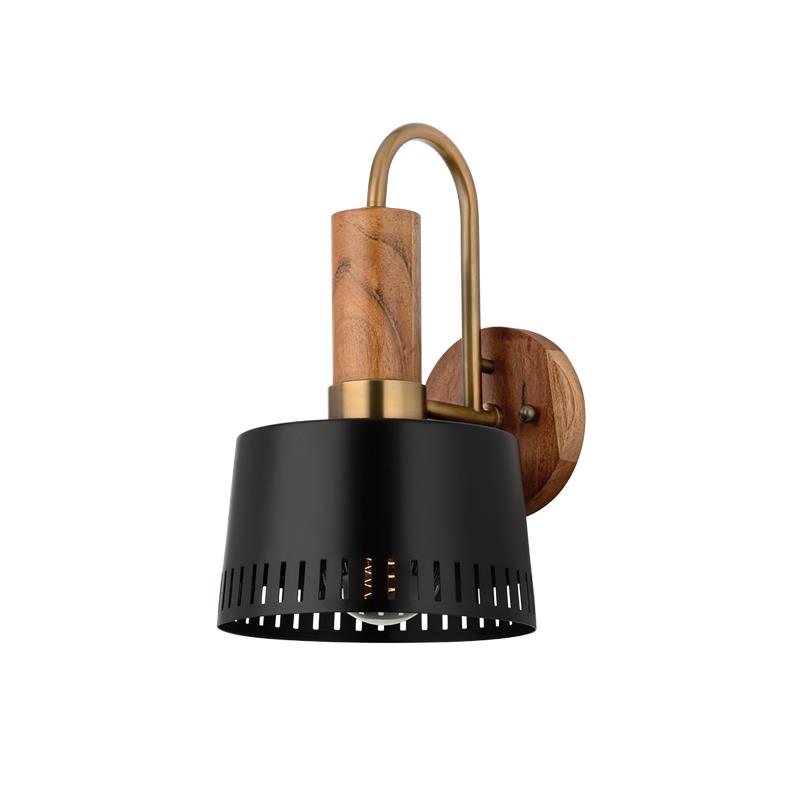 Troy Memphis Wall Sconce Patina Brass