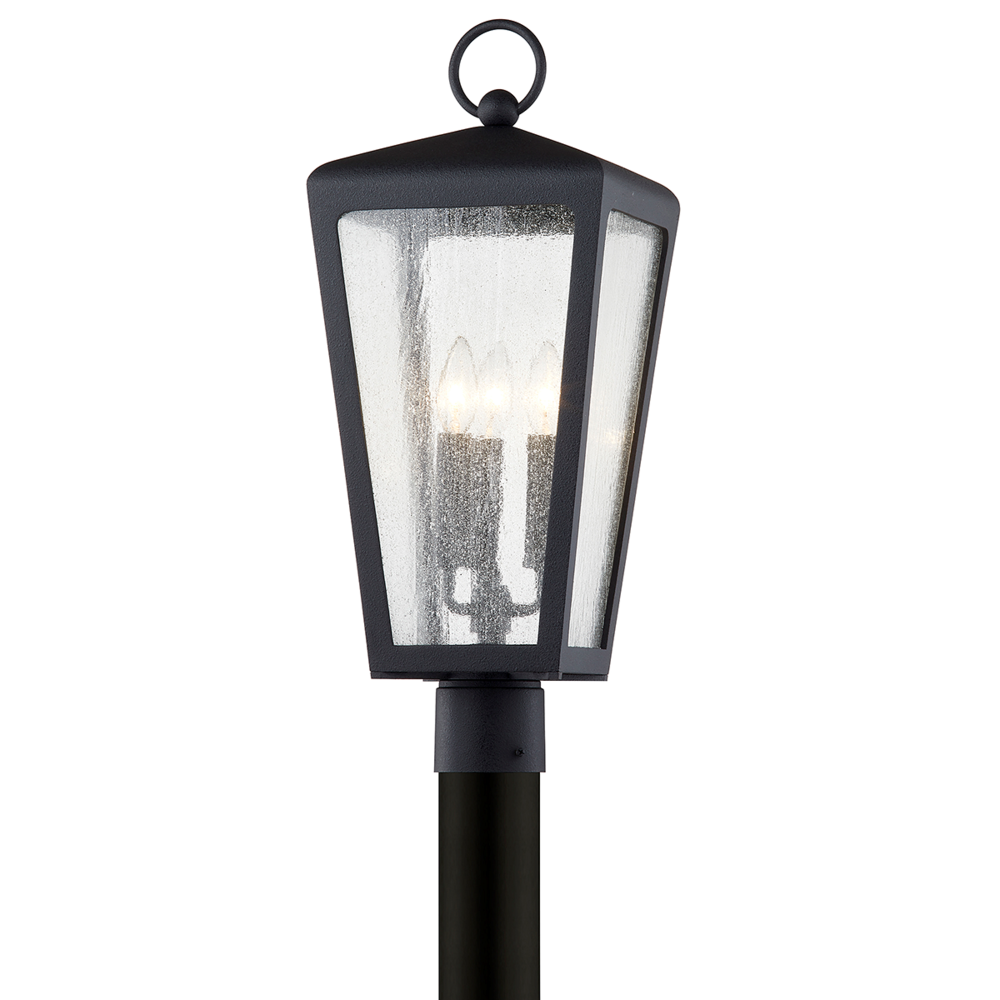 Troy Mariden Post Mount Textured Iron