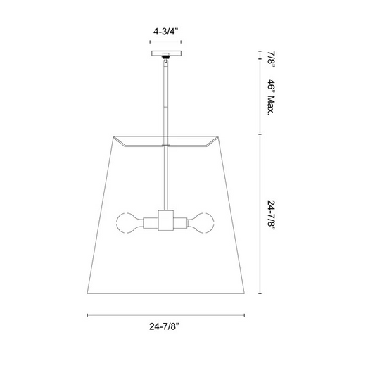 Alora Lighting Calor Pendant Urban Bronze