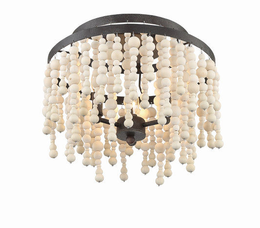 Poppy 3 Light Semi Flush Mount