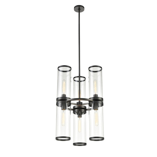 Alora Lighting Revolve II Chandelier Urban Bronze