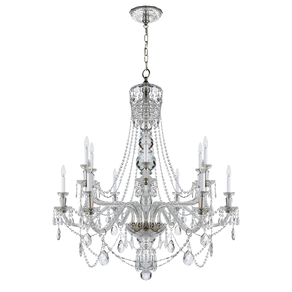 Ralph Lauren Daniela Two-Tier Chandelier Crystal