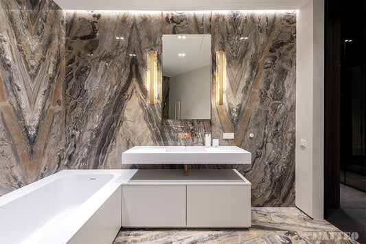 Matteo Lighting Niagara 1-Light Wall Sconce in Aged Gold Brass, 4.75"W (S02024AG) – room scene