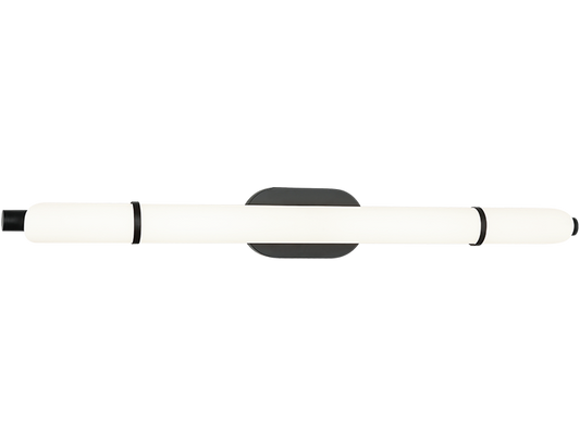 Matteo Lighting Finnegan 2-Light Bath & Vanity Light in Black, 36"W (S10436BK)