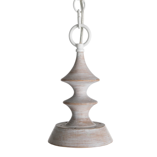 Tovah Contemporary Matte White Pendant Light