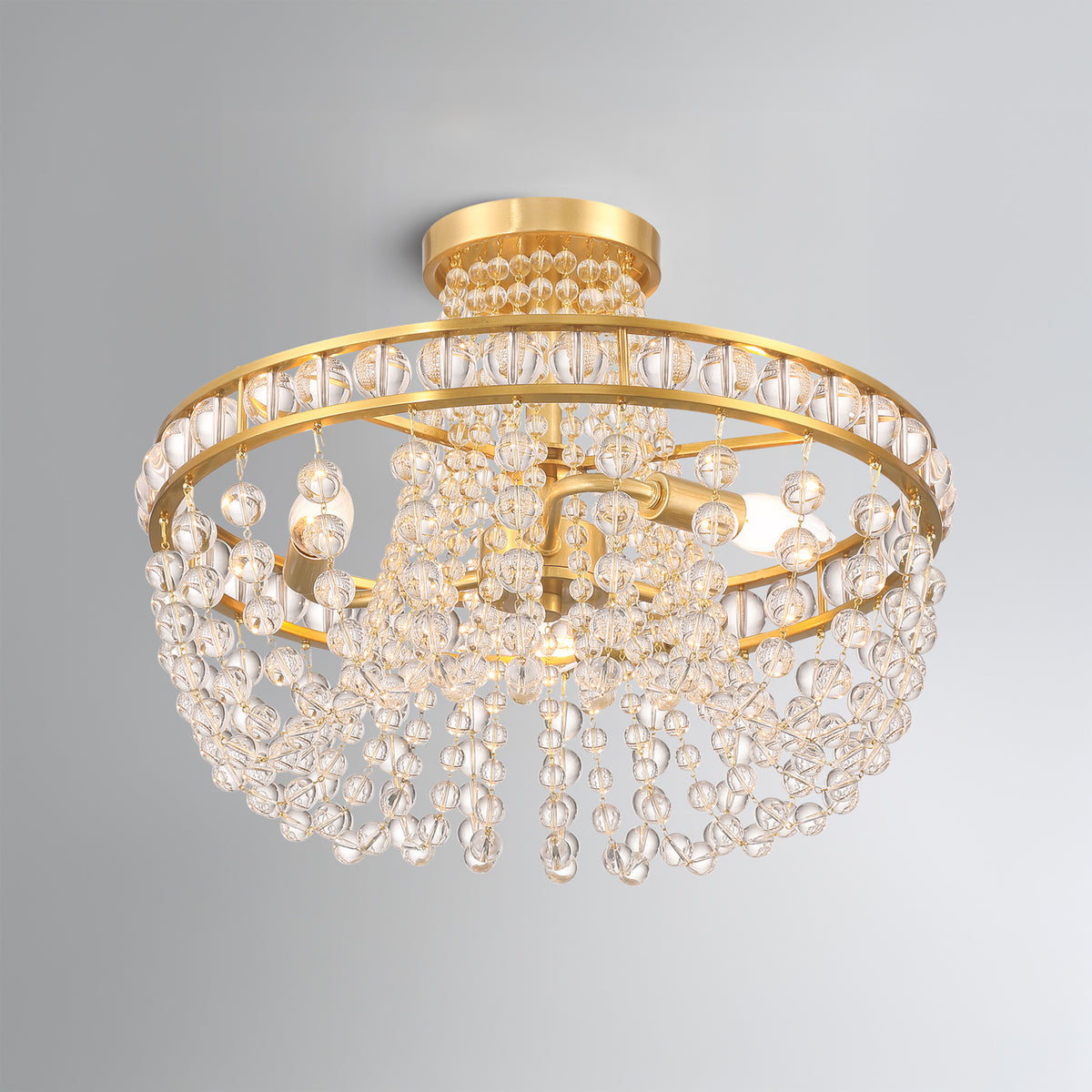 Seville 3-Light Semi-Flush Mount