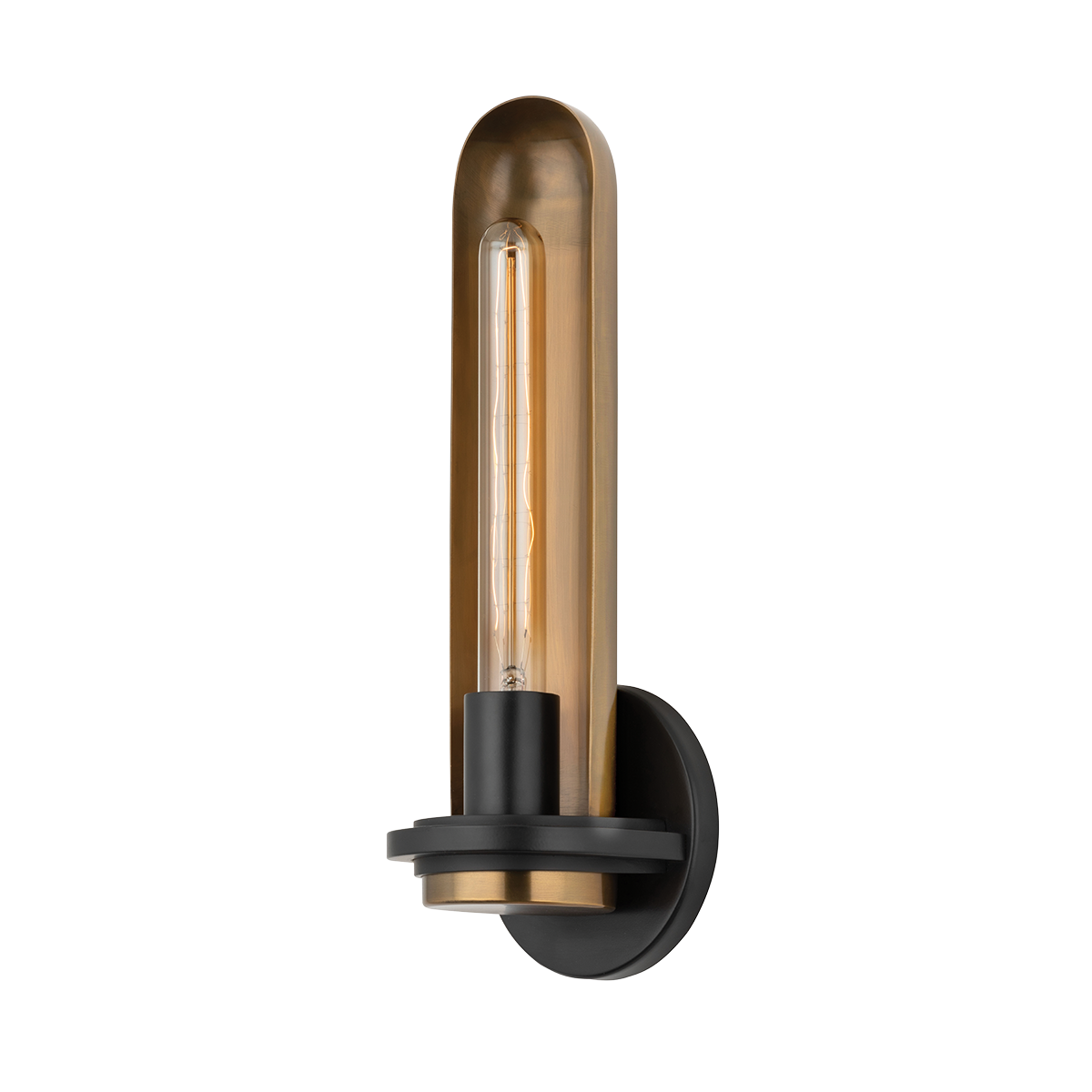 Troy Tuscon Wall Sconce Patina Brass