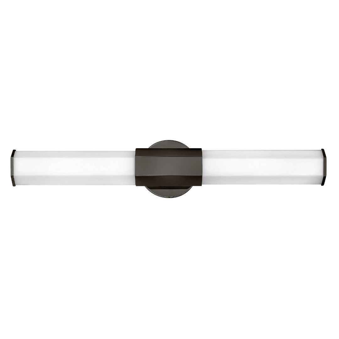 Facet Bath Vanity Light, 1-Light, LED, Black Oxide, 26"W, Hinkley (51152BX 9M4XF)