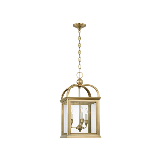 Ralph Lauren Rhoades 16" Lantern Natural Brass