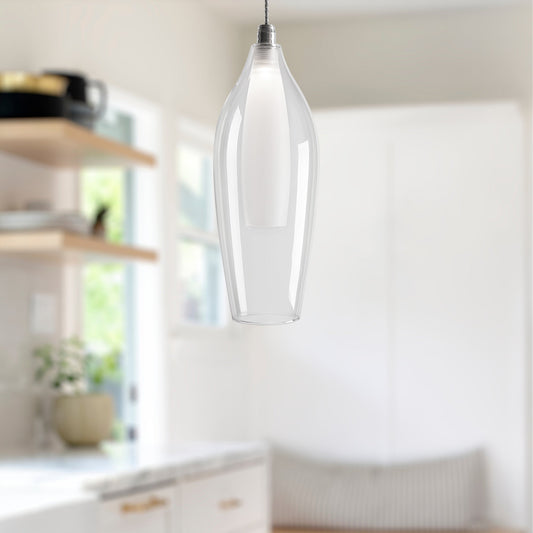 Victoria 4" Chrome LED Pendant