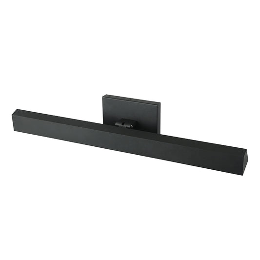 Matteo Lighting Isosceles 1-Light Vanity Light in Matte Black, 23.5"W (W64924MB)