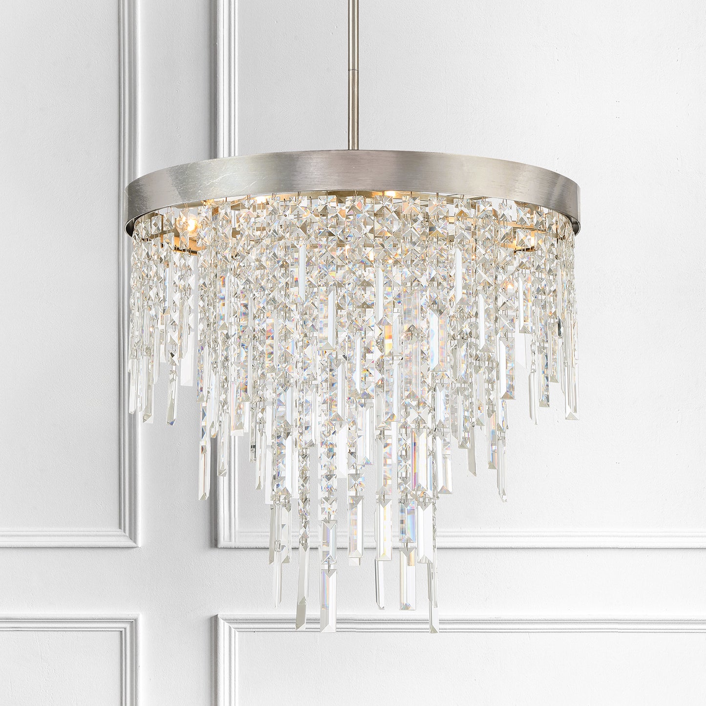 Winfield 6 Light Antique Silver Chandelier