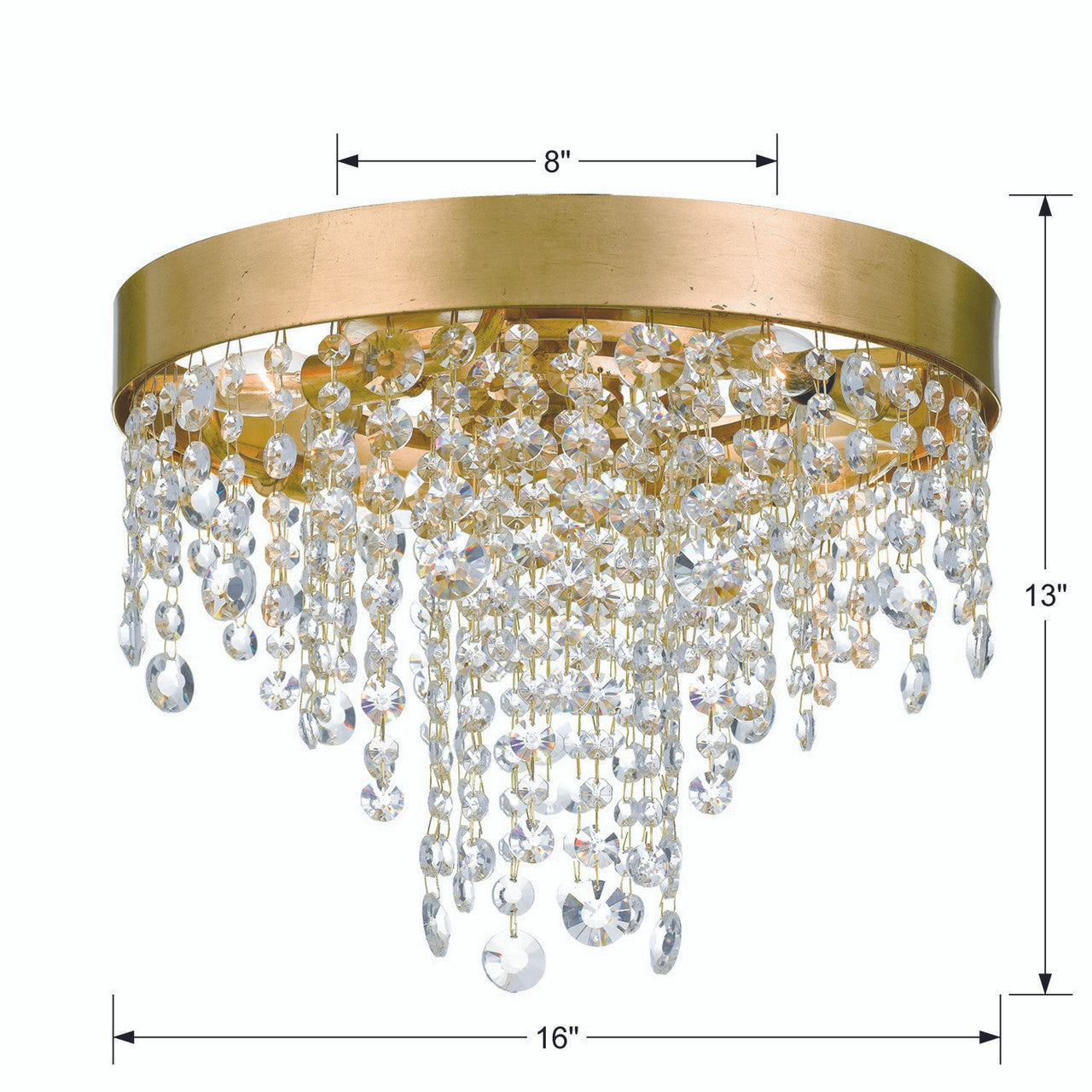 Flush Mounts-Crystorama-WIN-613