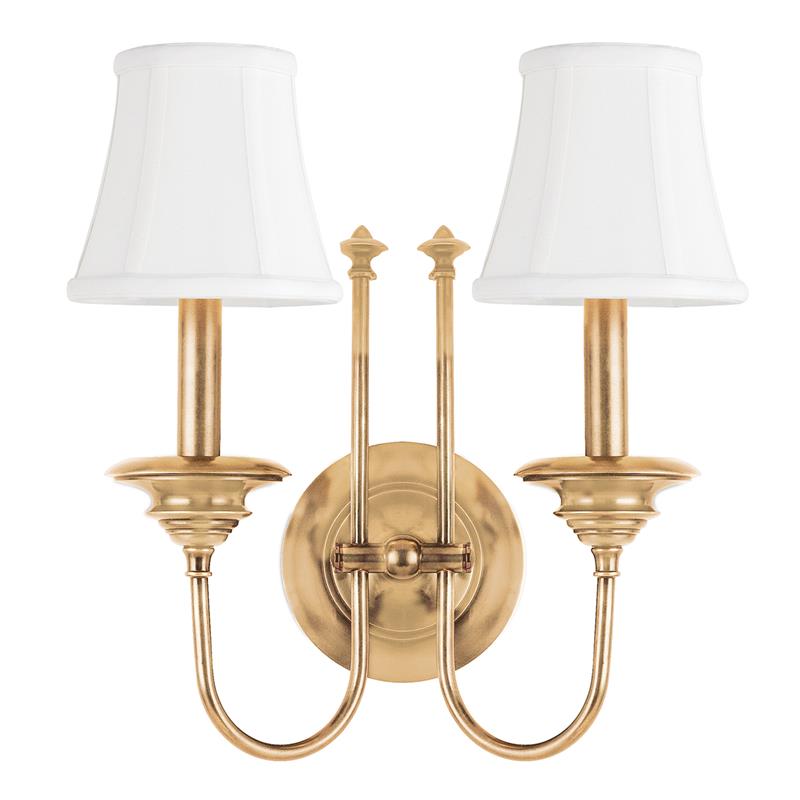 Hudson Valley Yorktown Wall Sconce Antique Brass