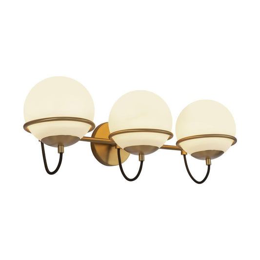 Alora Lighting Alba 3 Light Wall Vanity Light Matte Black