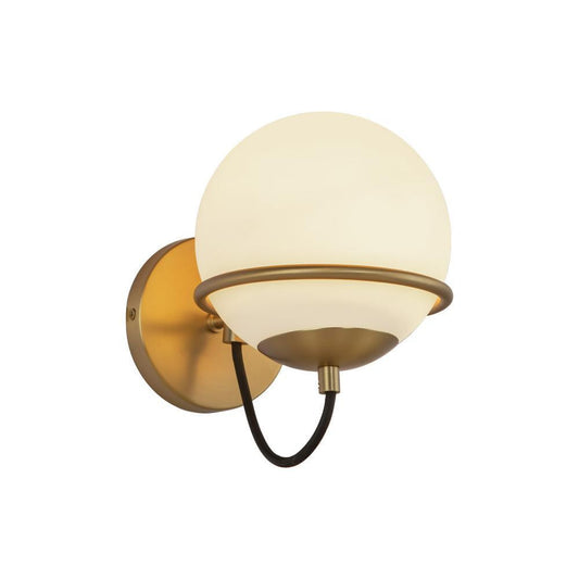Alora Lighting Alba 1 Light Wall Vanity Light Matte Black