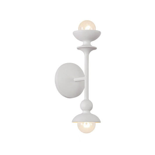 Alora Lighting Cadence Wall/Vanity Light, 2-Light, Antique White, 11"H